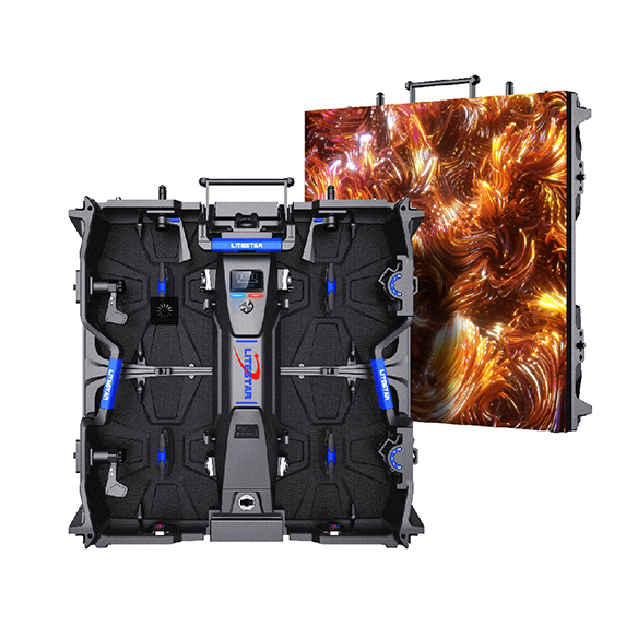 LSR Series Indoor Rental LED Cabinet Na Front Module Module Nkwado Ma Concave na Convex Shape LED Video Wall For Hire LED Display